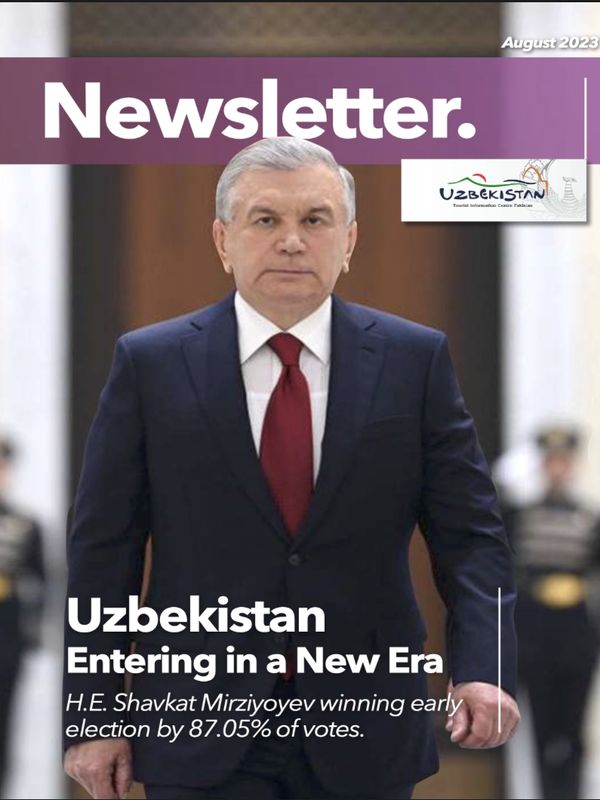 Cover of the August 2023 newsletter