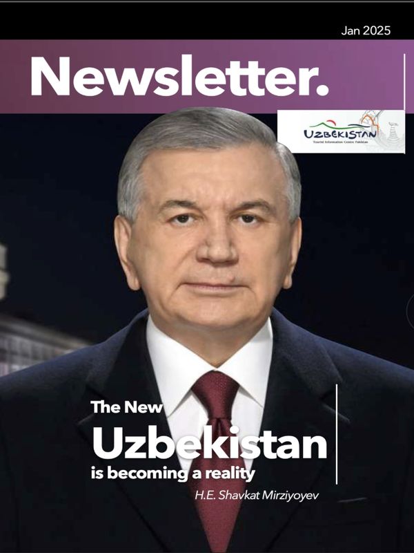 Cover of the January 2025 newsletter